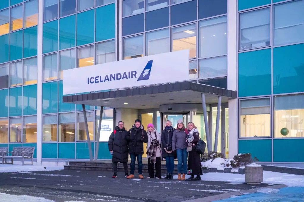 Launch Team at Icelandair Head Office