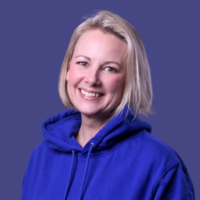 Amy B Purple Background