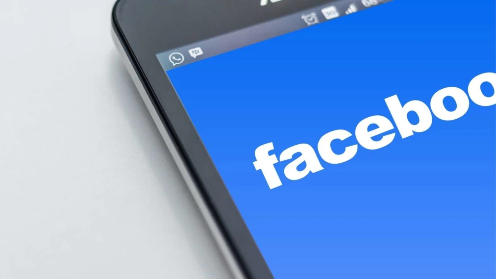 Corner of a phone screen showing Facebook app