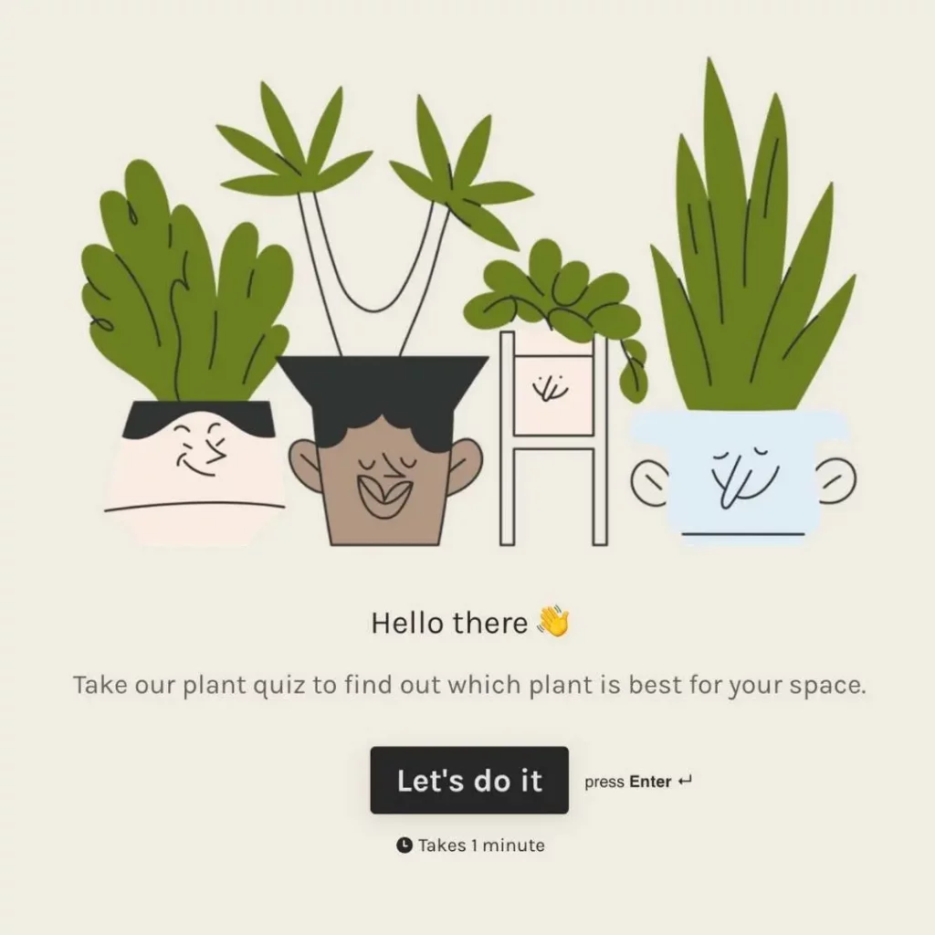 Patch Plants interactive form