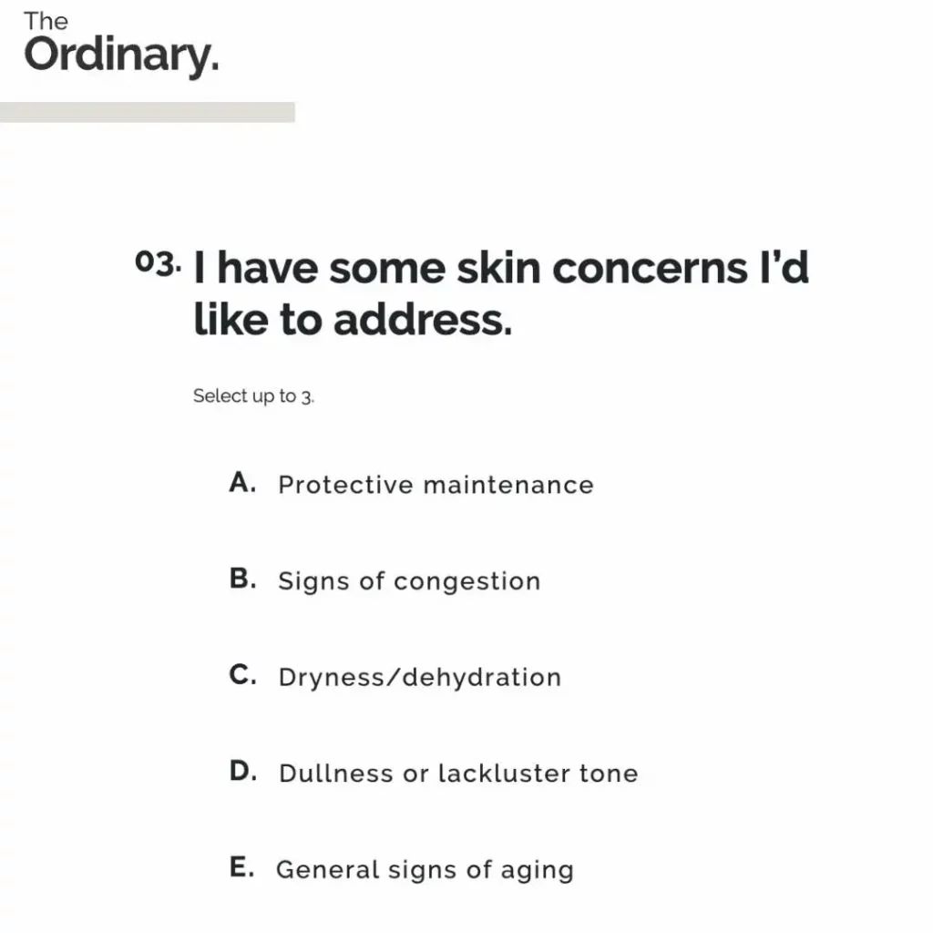 The Ordinary Build my regimen