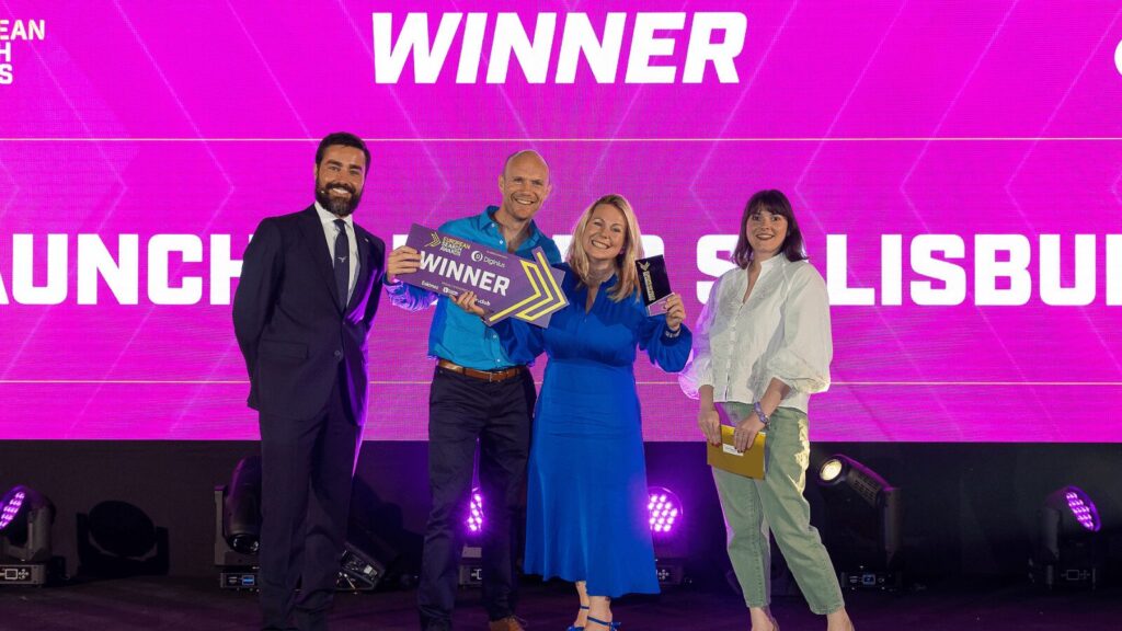 Launch lands a double win at the European Search Awards 2 Jaye and Tom ESA website 2