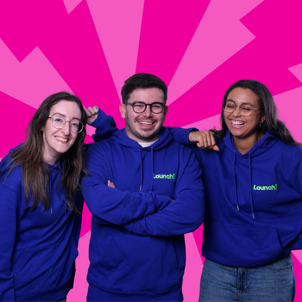 Team Pics Danny, Sophie, Amy